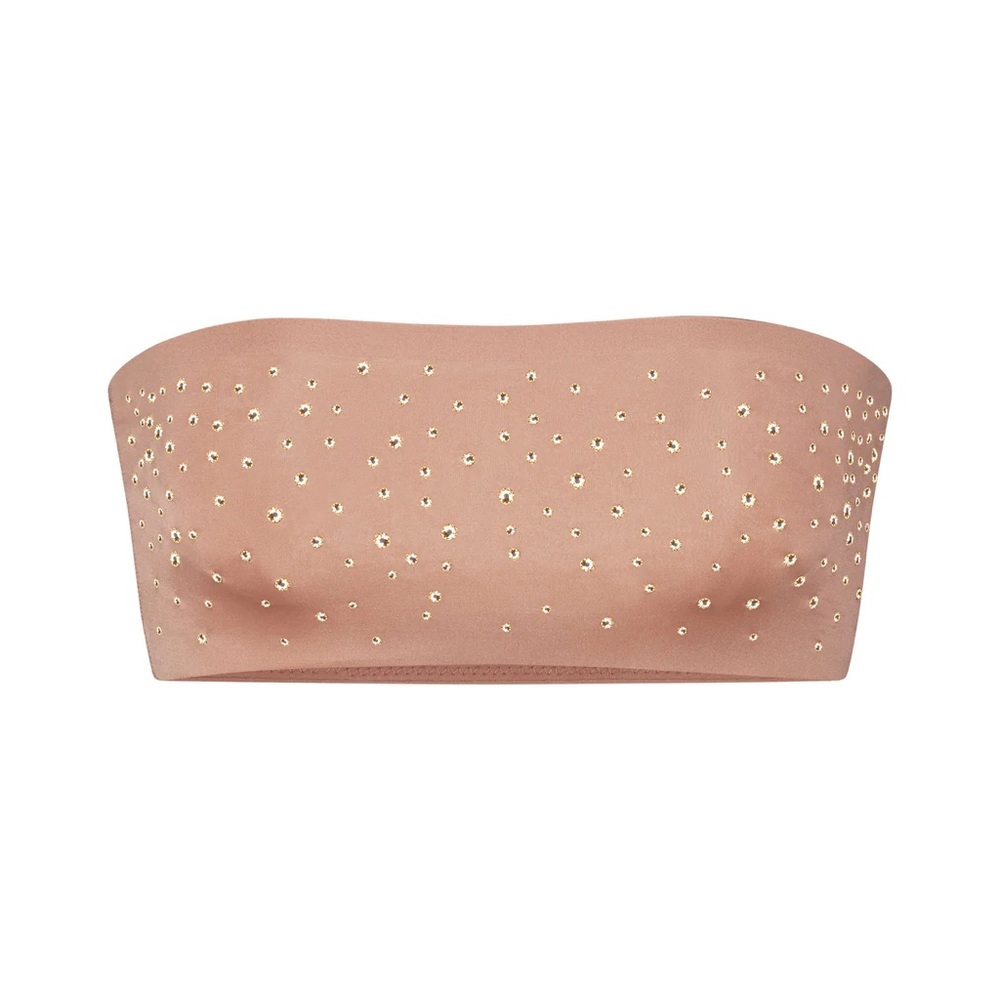 🎄💎SWAROVSKI X SKIMS🎄💎 JELLY SHEER BANDEAU SIENNA XS NWT